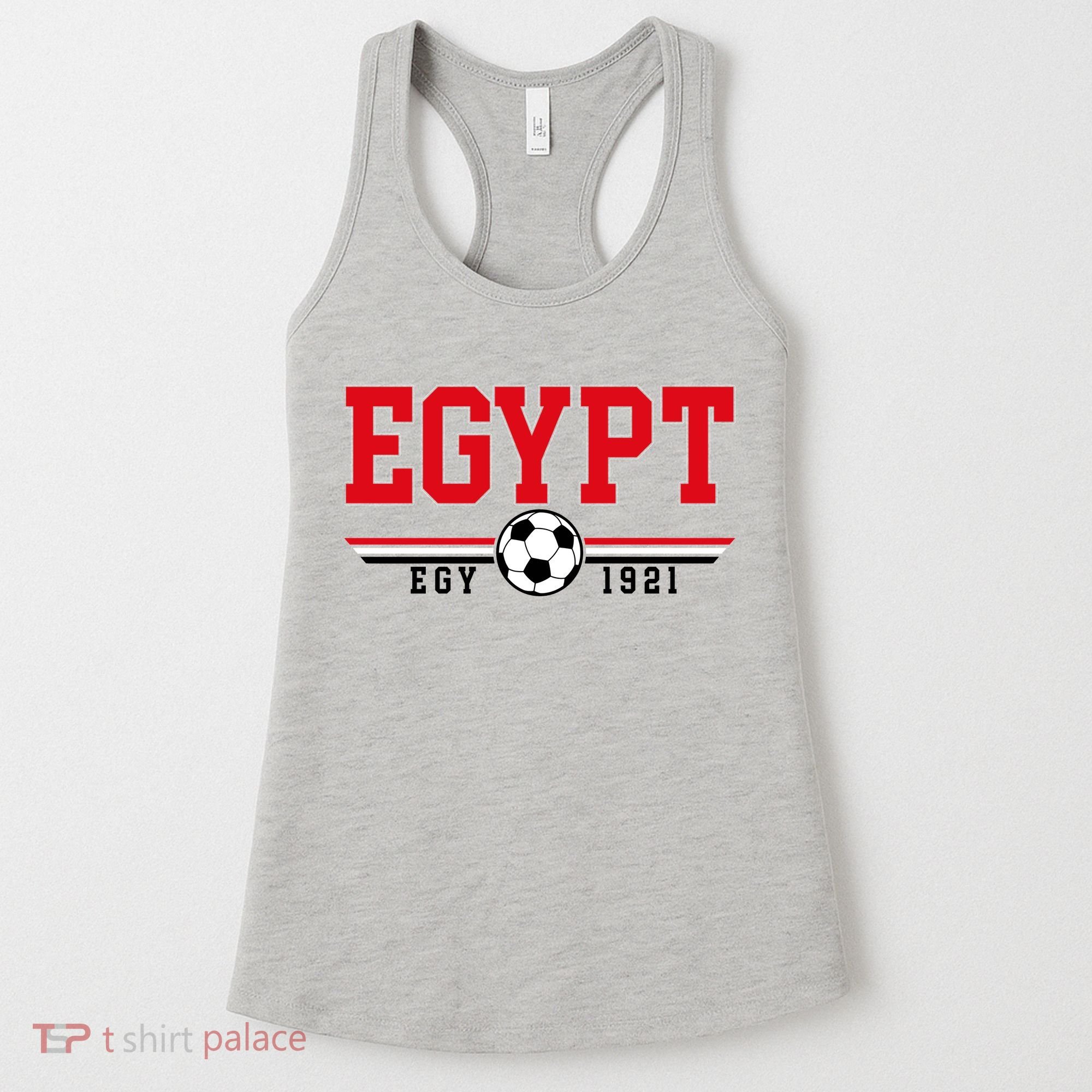 Egypt Futbol World Soccer Team Crest Women's Tank Top