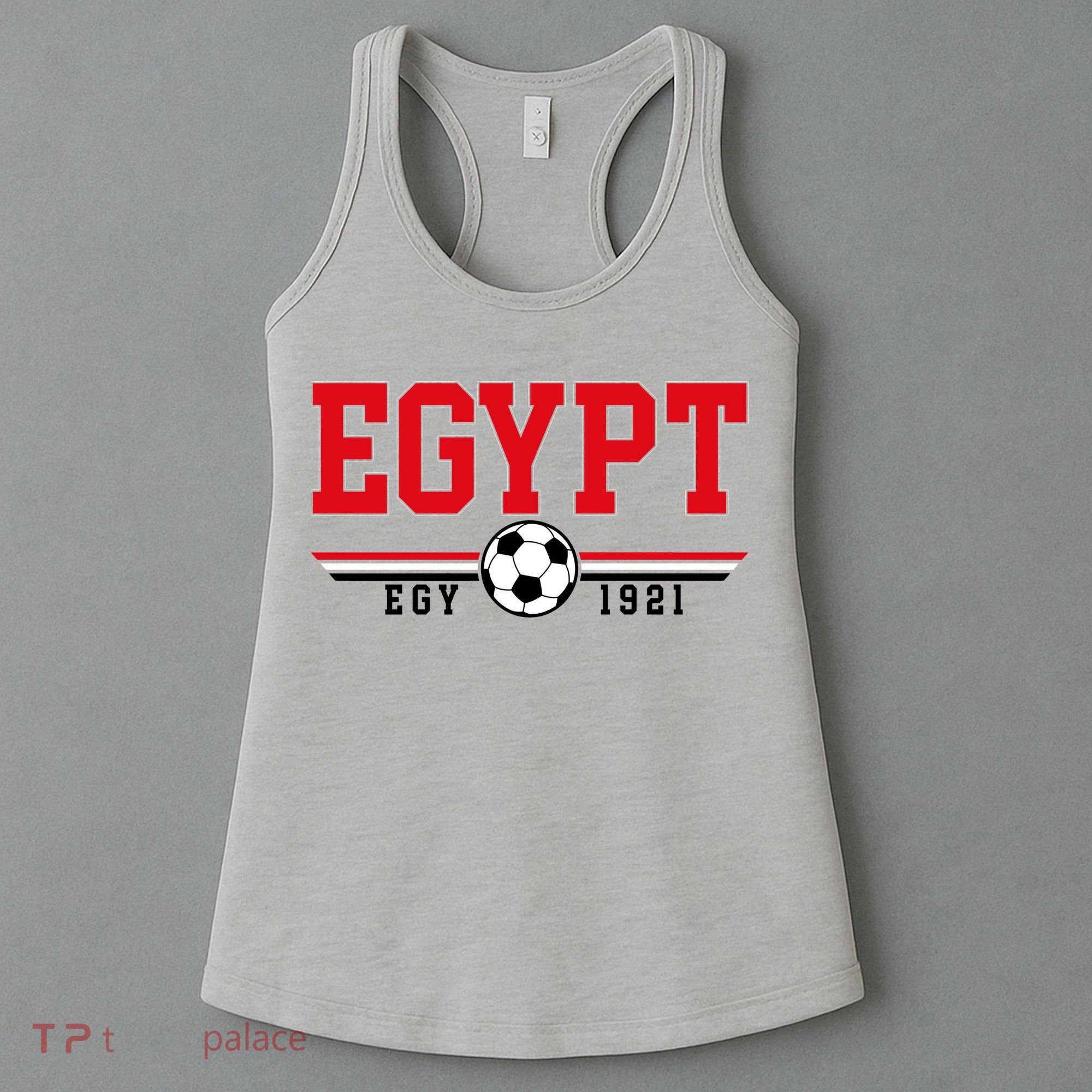 Egypt Futbol World Soccer Team Crest Women's Tank Top