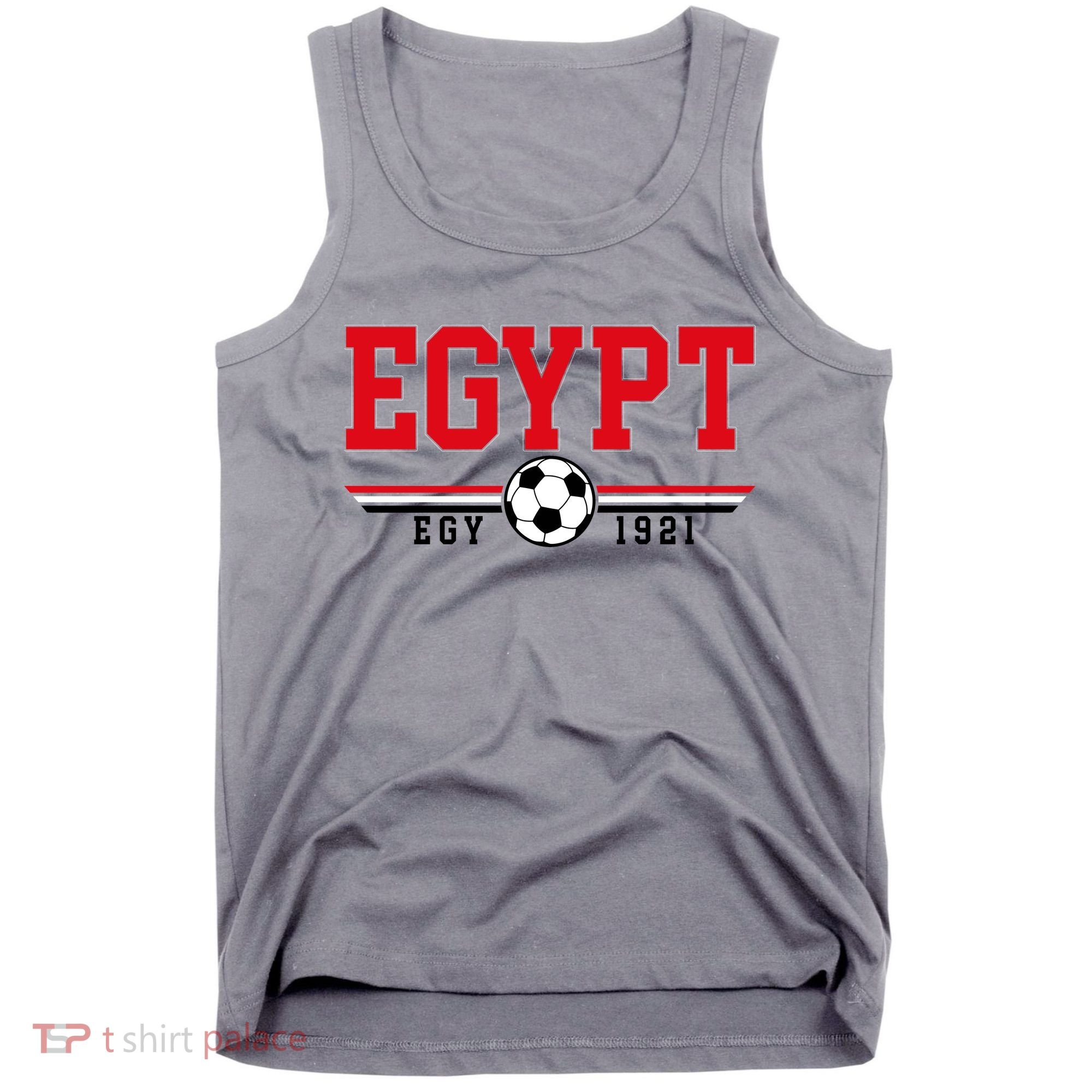 Egypt Futbol World Soccer Team Crest Tank Top