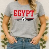 Egypt Futbol World Soccer Team Crest Women's T-Shirt thumb 2