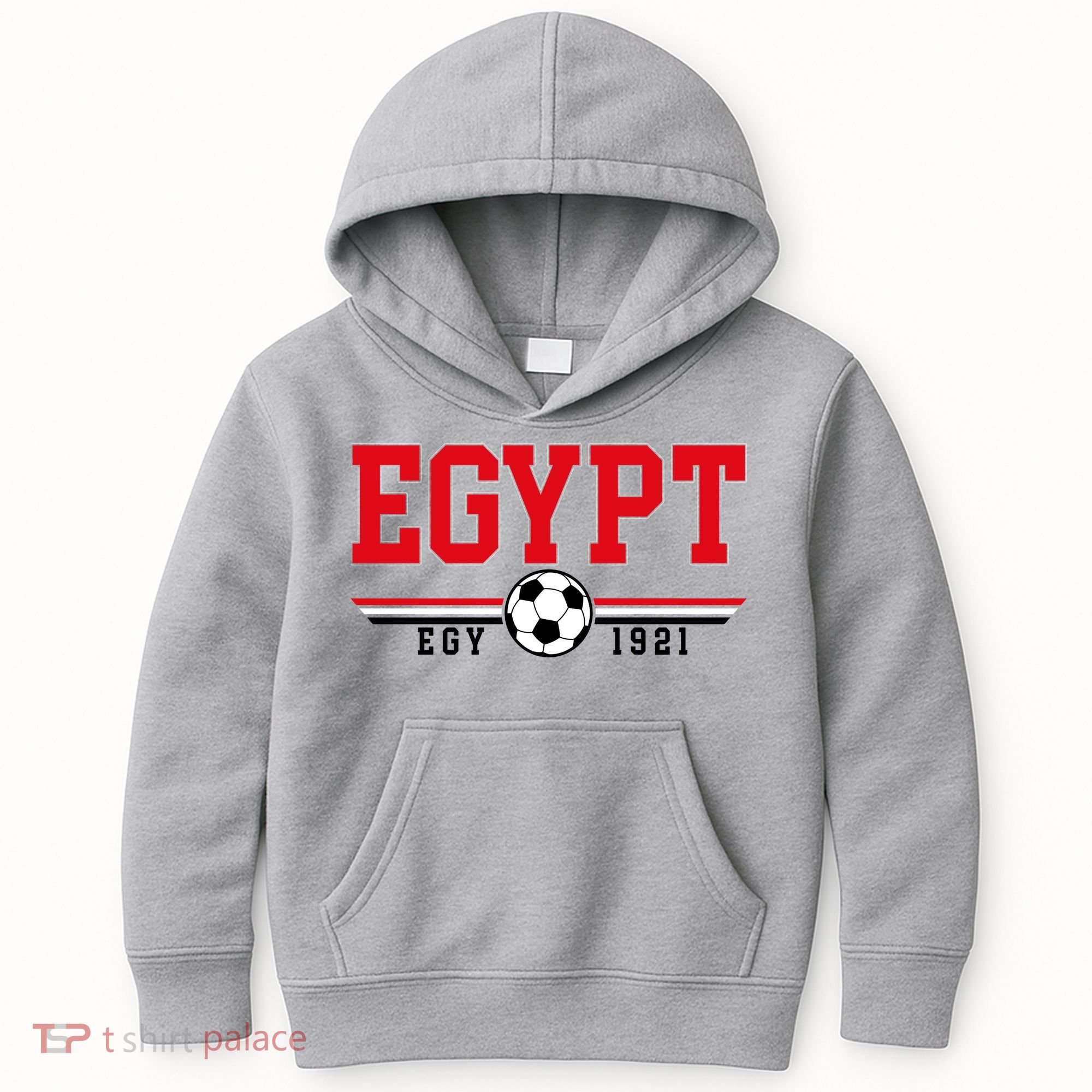 Egypt Futbol World Soccer Team Crest Kids Hoodie