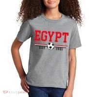 Egypt Futbol World Soccer Team Crest Kids T-Shirt thumb 2