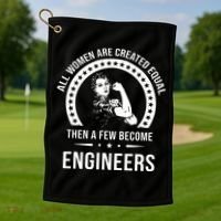 Engineer For Women Engineer Golf Towel thumb 1