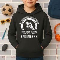 Engineer For Women Engineer Kids Hoodie thumb 2