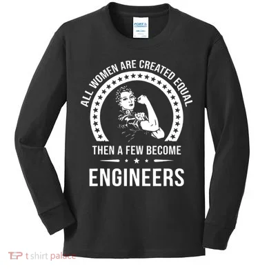 Engineer For Women Engineer Kids Long Sleeve Shirt