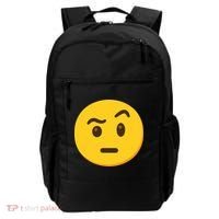 Emoticon Face With Raised Eyebrow Gift Backpack thumb 0
