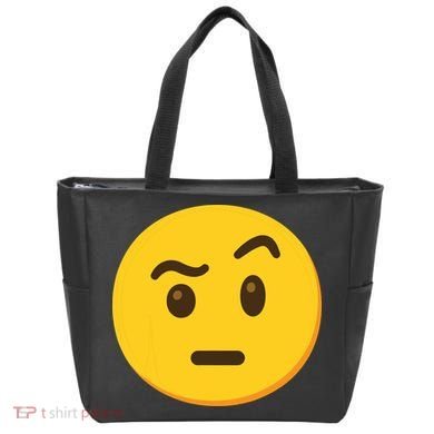 Emoticon Face With Raised Eyebrow Gift Tote Bag