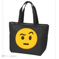 Emoticon Face With Raised Eyebrow Gift Tote Bag thumb 3