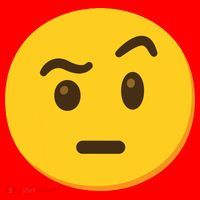 Emoticon Face With Raised Eyebrow Gift Santa Hat thumb 1