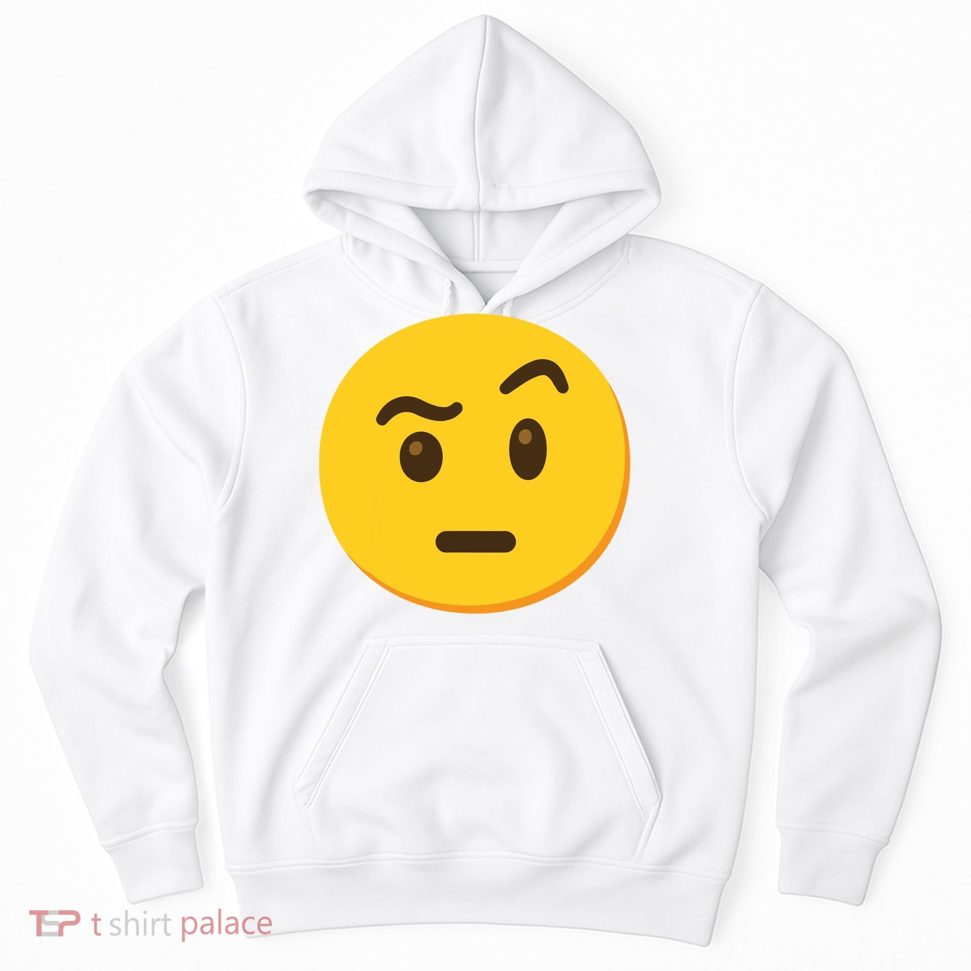 Emoticon Face With Raised Eyebrow Gift Hoodie