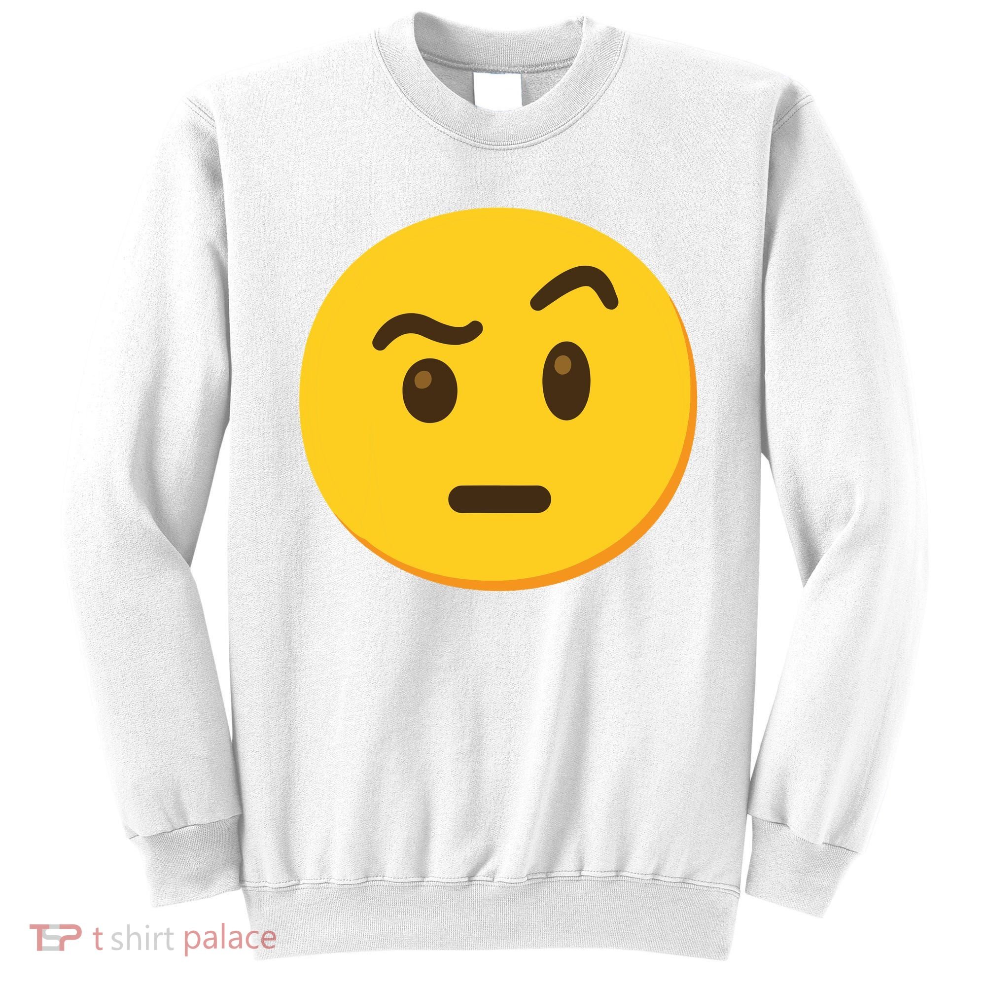 Emoticon Face With Raised Eyebrow Gift Sweatshirt