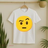 Emoticon Face With Raised Eyebrow Gift T-Shirt thumb 2