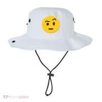 Emoticon Face With Raised Eyebrow Gift Bucket Hat thumb 0