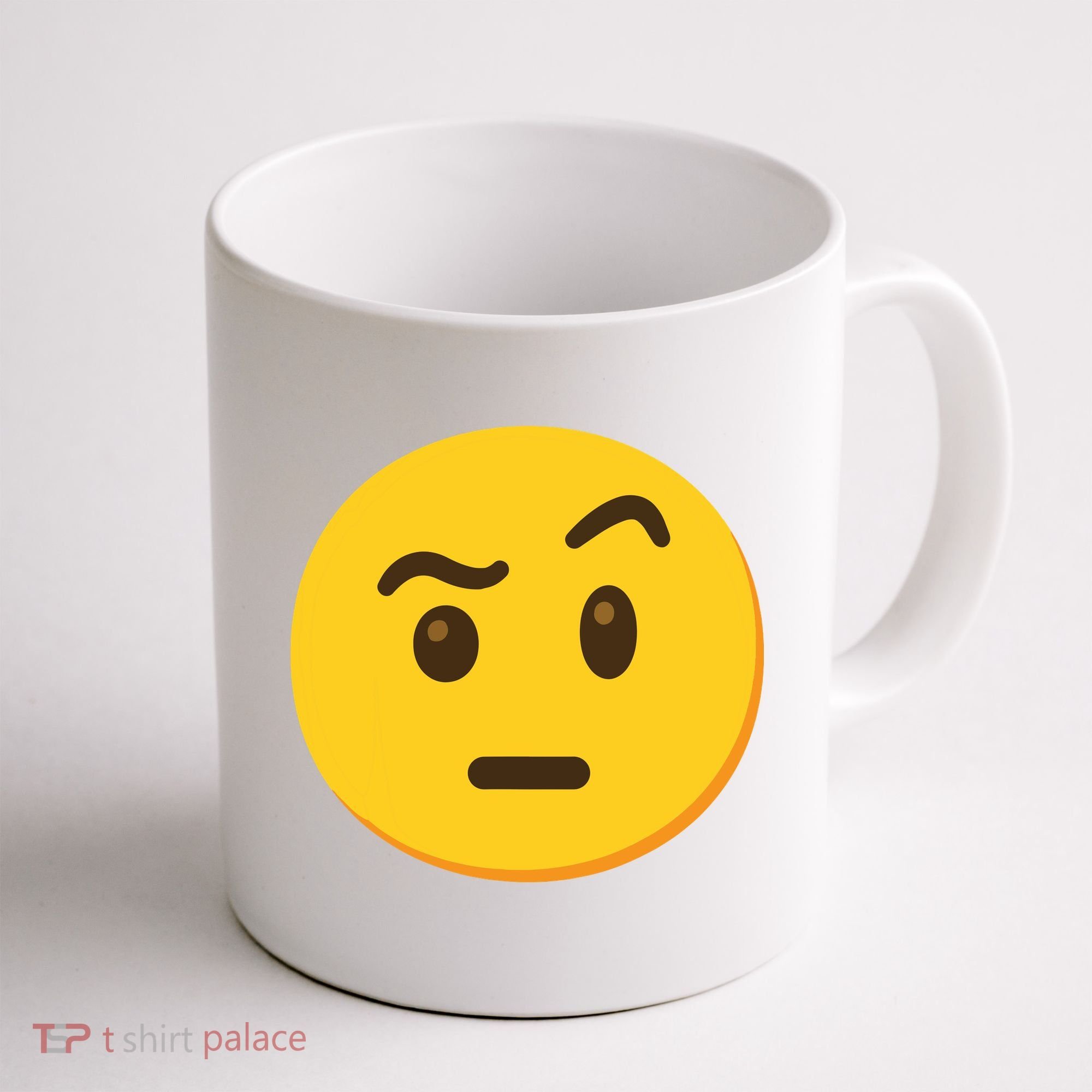 Emoticon Face With Raised Eyebrow Gift Coffee Mug