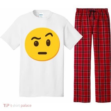 Emoticon Face With Raised Eyebrow Gift Pajama Set
