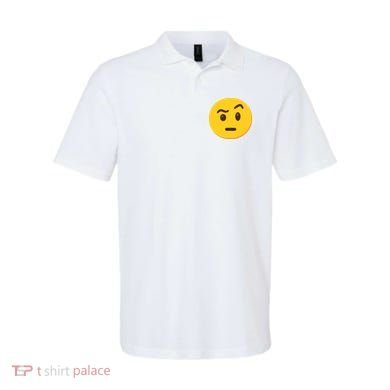 Emoticon Face With Raised Eyebrow Gift Polo