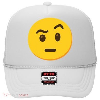 Emoticon Face With Raised Eyebrow Gift Hat
