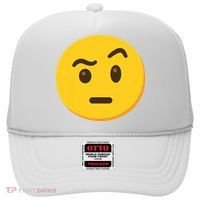 Emoticon Face With Raised Eyebrow Gift Hat thumb 0