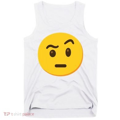 Emoticon Face With Raised Eyebrow Gift Tank Top