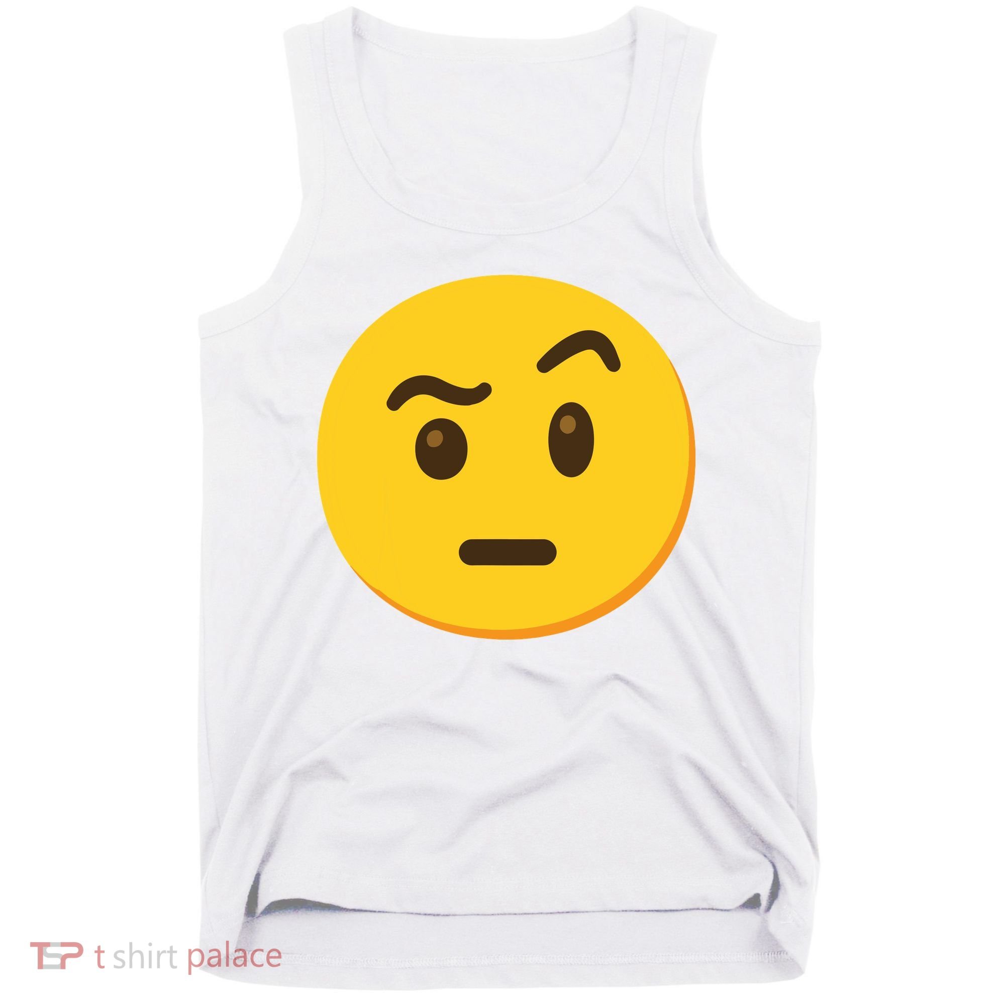Emoticon Face With Raised Eyebrow Gift Tank Top