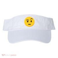 Emoticon Face With Raised Eyebrow Gift Visor thumb 0