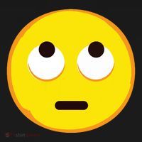 Emoticon Face With Rolling Eyes Eye Roll Emoticon Gift Backpack thumb 2