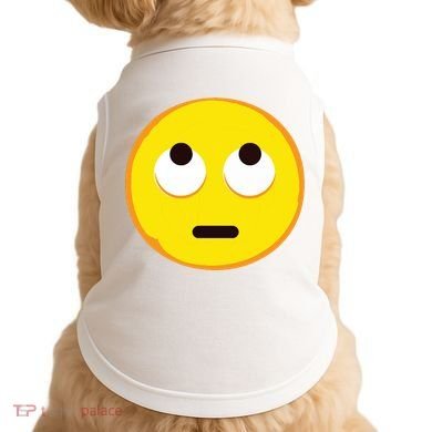 Emoticon Face With Rolling Eyes Eye Roll Emoticon Gift Doggie Tank