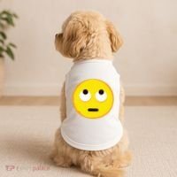 Emoticon Face With Rolling Eyes Eye Roll Emoticon Gift Doggie Tank thumb 2