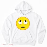 Emoticon Face With Rolling Eyes Eye Roll Emoticon Gift Hoodie thumb 0