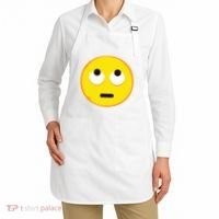 Emoticon Face With Rolling Eyes Eye Roll Emoticon Gift Apron thumb 2