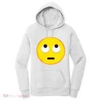 Emoticon Face With Rolling Eyes Eye Roll Emoticon Gift Women's Hoodie thumb 0