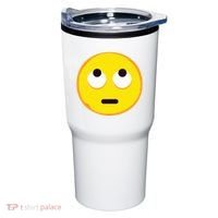 Emoticon Face With Rolling Eyes Eye Roll Emoticon Gift Tumbler thumb 0