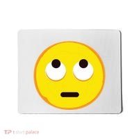 Emoticon Face With Rolling Eyes Eye Roll Emoticon Gift Mousepad thumb 0