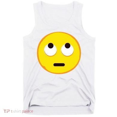 Emoticon Face With Rolling Eyes Eye Roll Emoticon Gift Tank Top