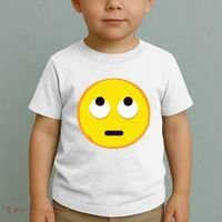 Emoticon Face With Rolling Eyes Eye Roll Emoticon Gift Toddler T-Shirt thumb 2