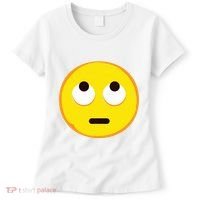 Emoticon Face With Rolling Eyes Eye Roll Emoticon Gift Women's T-Shirt thumb 0