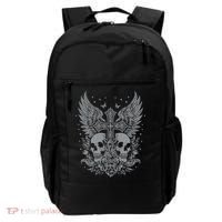 Emo Grunge Aesthetic Goth Skull Cross Gothic Butterfly Backpack thumb 0