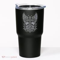 Emo Grunge Aesthetic Goth Skull Cross Gothic Butterfly Tumbler thumb 0
