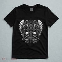 Emo Grunge Aesthetic Alt Goth Skull Cross Gothic T-Shirt thumb 5