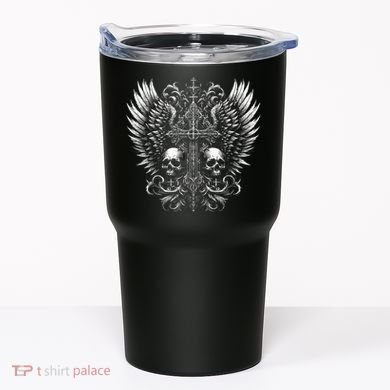 Emo Grunge Aesthetic Alt Goth Skull Cross Gothic Tumbler