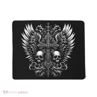 Emo Grunge Aesthetic Alt Goth Skull Cross Gothic Mousepad