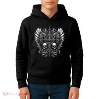 Emo Grunge Aesthetic Alt Goth Skull Cross Gothic Kids Hoodie thumb 4