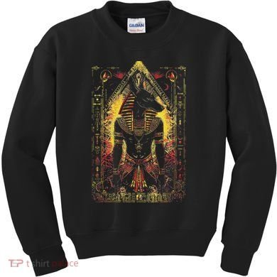 Egyptian Gods Anubis Ra Ruler Egyptian God Kids Sweatshirt