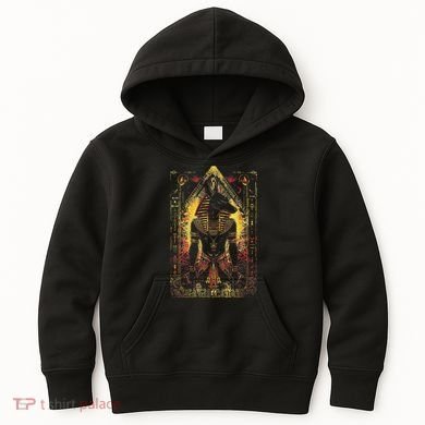 Egyptian Gods Anubis Ra Ruler Egyptian God Kids Hoodie