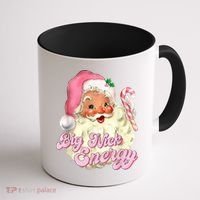 Etro Groovy Big Nick Santa Energy Pink Santa Christmas Xmas Coffee Mug thumb 1