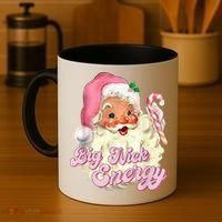 Etro Groovy Big Nick Santa Energy Pink Santa Christmas Xmas Coffee Mug thumb 4