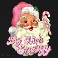 Etro Groovy Big Nick Santa Energy Pink Santa Christmas Xmas Mousepad thumb 1