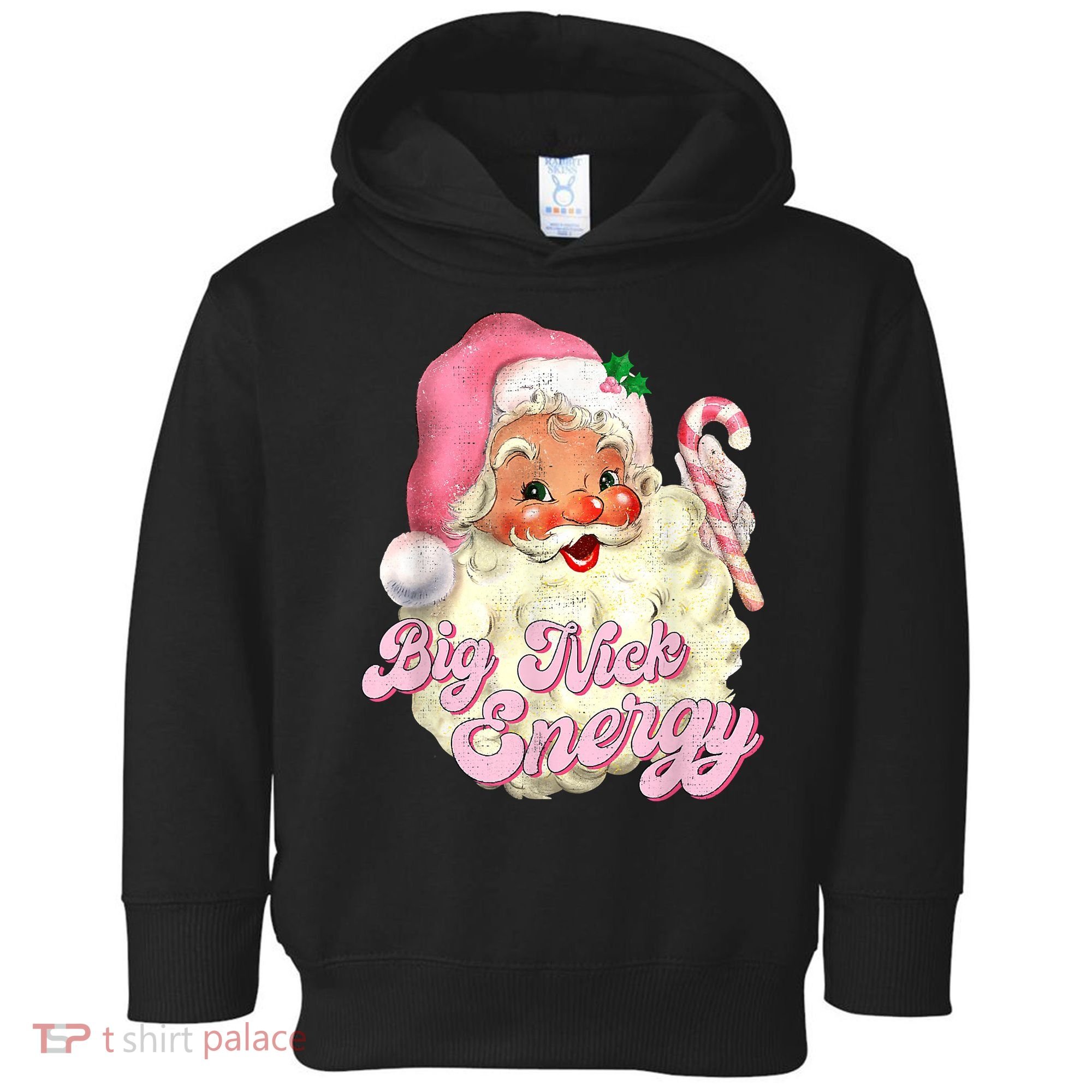 Etro Groovy Big Nick Santa Energy Pink Santa Christmas Xmas Toddler Hoodie