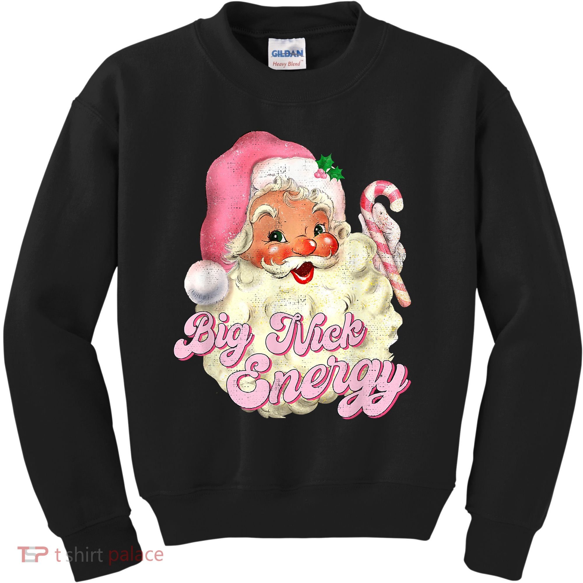 Etro Groovy Big Nick Santa Energy Pink Santa Christmas Xmas Kids Sweatshirt