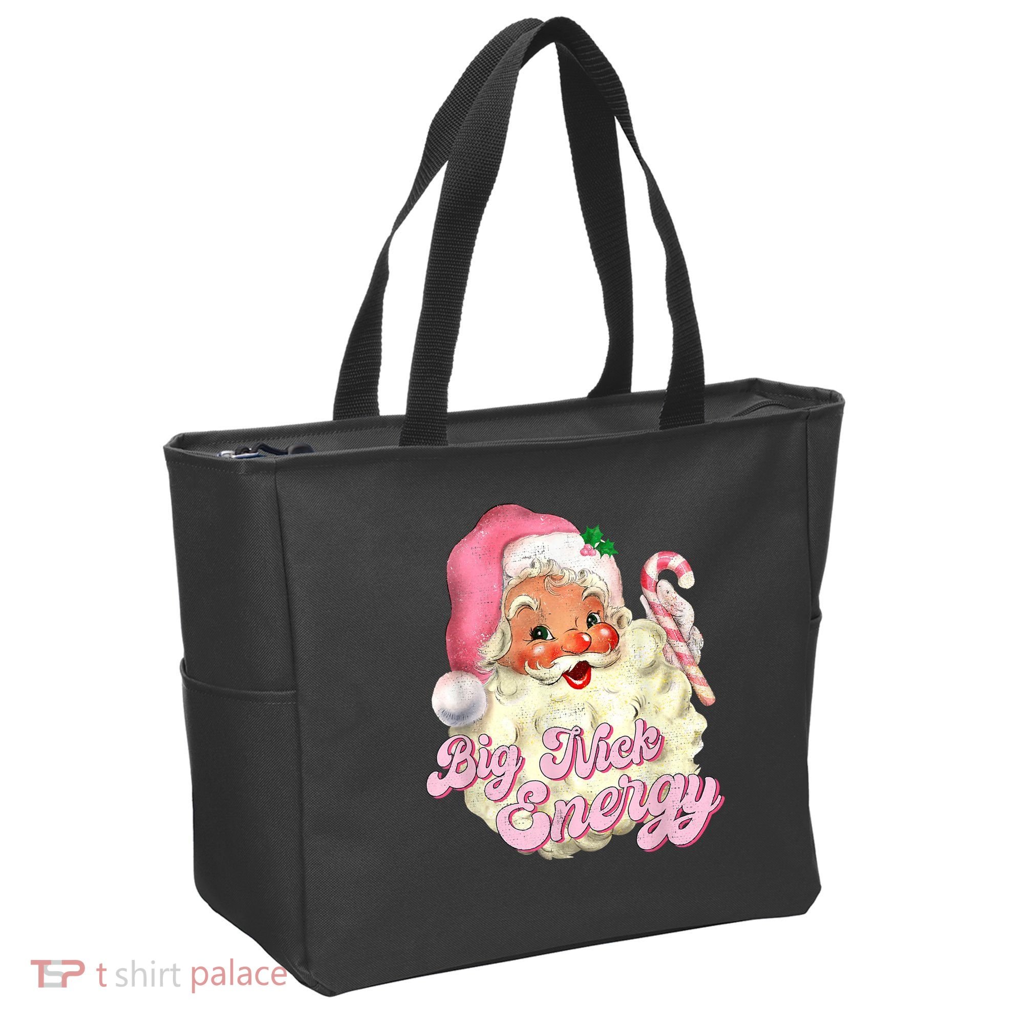 Etro Groovy Big Nick Santa Energy Pink Santa Christmas Xmas Tote Bag